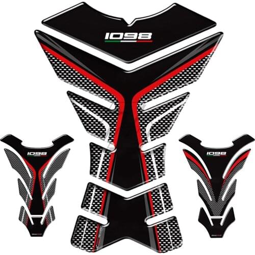 3D Motorcycle Tank Pad Protector Case for Ducati Streetfighter 1098 1098R 1098S Tankpad Decals