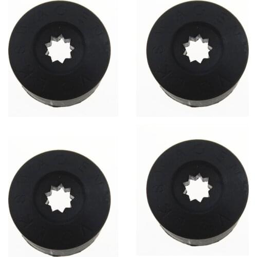 4Pcs 1K0601173A Black Car Wheel Lug Nut Bolt Cover Caps For VW CC EOS Polo Golf Jetta Caddy Passat 1K0 601 173A Y20