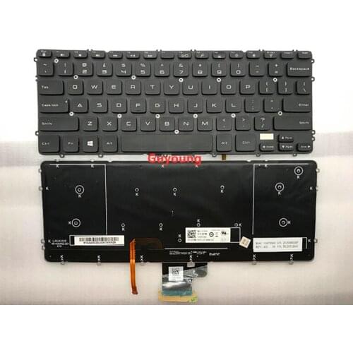 Laptop US English Keyboard for DELL Precision M3800 XPS 15 9530 with backlight