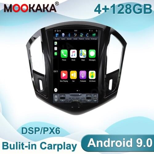 Android 9.0 4+128G For Chevrolet Cruze 2012-2015 Tesla Screen Car Multimedia Stereo Player DSP CARPLAY Radio GPS Navigation