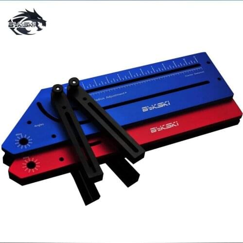 Bykski PC water cooling Hard Tube Bender Tool for cooling system building 180 degree blue red B-HDTOOL-AL