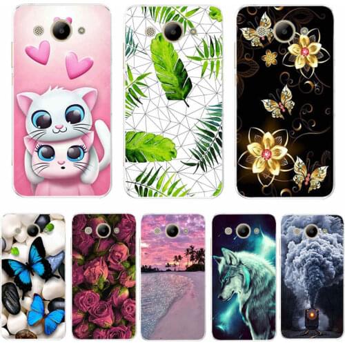 Case For Huawei Y3 2017 Cover Soft Silicone Back Cover For Huawei Y3 2017 MT6737M CRO-L22 5.0 inch Protective Phone Bags