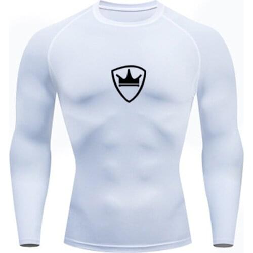 Stretch Fitness Fast DryTight Short Sleeve Mens Running Sportswear Mesh T-Shirt Basketball Training Compression Shirt