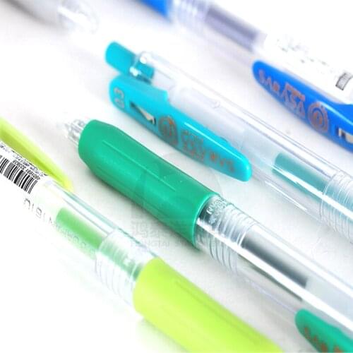 Japan ZEBRA 0.3mm gel pen Zebra SARASA JJH15 push color pen student use push type JJ15 water resistance