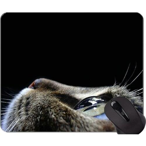 Gaming Mouse Pad Custom,Animal cat face Home Office Computer Accessories Mousepads