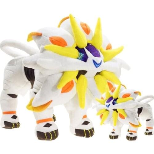 30cm 48cm Pokemon Toys Anime Plush Solgaleo PP Cotton Stuffed Animals Plush Childrens Birthday Christmas Gift