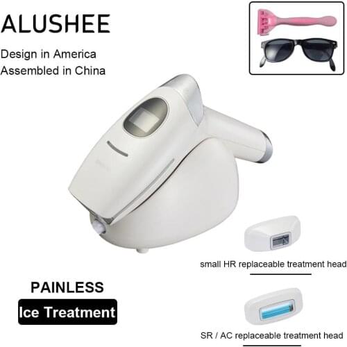 ALUSHEE AP10 Laser Hair Removal Machine Device For Women Painless ICE Cold IPL Laser Unlimited Flashes Effect Increased by 40