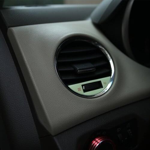 Car Air Conditioning Vent Sequin Air Conditioner Vents Sticker for Chevrolet Chevy Cruze Sedan Hatchback 2009 - 2014 accessorise