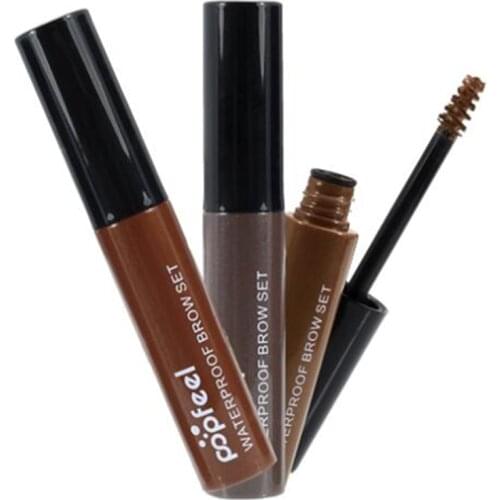 New Hot Brand Makeup Eye Brow Gel Coffee Black Brown Paint Eyebrows Gel Waterproof Eyebrow Tint Mascaras Kit Sobrancelha Fashion