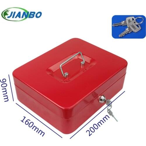 Portable Steel Petty Lockable Cash Money Coin Security Safe Box Household Locker Money Jewelry Safty Security box