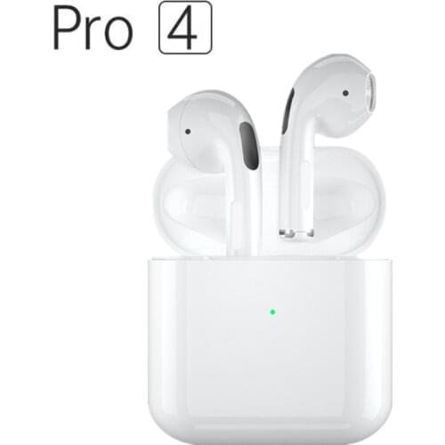 10pcs/Pro 4 TWS Wireless Earpiece Bluetooth Earphones Earbuds Headset With Mic For Smart Phone iPhone Xiaomi Samsung Huawei LG