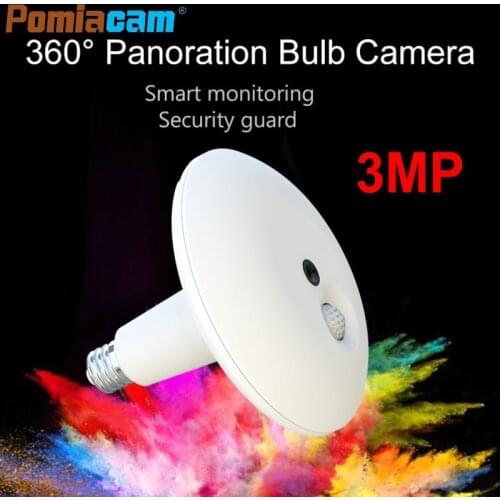 2018 new 360 Degree Panoramic Fisheye Wifi IP Camera EC69 HD 3MP Wireless Light Bulb Home Security IP CCTV Camera Baby Monitor
