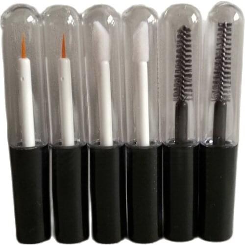 4ml clear plastic cosmetic tube for lip gloss balm honey mascara eyeliner eyelash art nail cosmetic make up packing