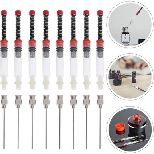 8Pcs Useful Ink Device Fountain Pen Ink Fill Assistant School Student Supplies