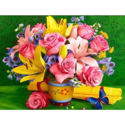 SenyuArt 5D Diamond Painting Full Round Square Embroidery Picture Flower Mosaic Accessories Paiting Cross Stitch Kit Craft Decor