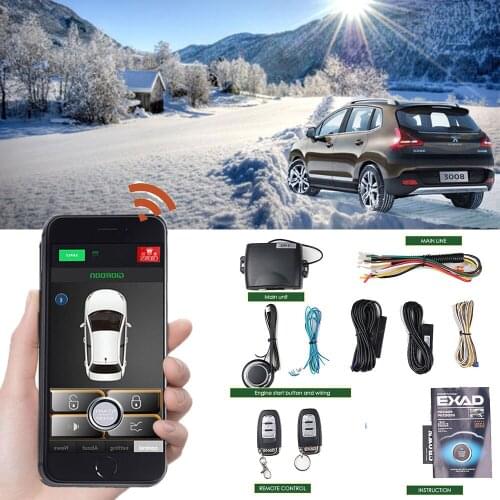 Automatic Keyless Entry PKE Remote Start Car 80-100M Alarm system Door Lock System Car Engine Starter for Smart Key