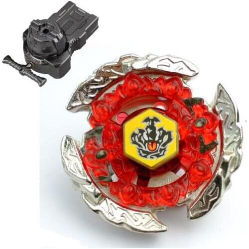 Bayblade Spinning Top Metal Fusion 4D System Set Gold BB116C + Double spin Launcher