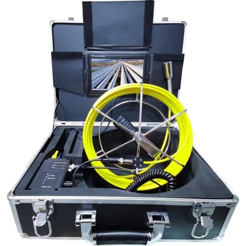 CCTV Camera With 7 Inch Color LCD Screen 20/30/40/50M Cable Tube Pipe Duct Drain Inspection Borescope
