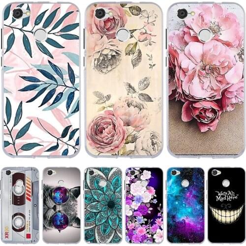 For ZTE Blade A6 A6 Lite A6lite Case Soft TPU Silicone Coque For ZTE Blade A6 A6 Lite Cover Floral Shell For ZTE A6 A6 lite Capa