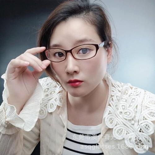 Childrens Small Square Full Frame Thin Leg Myopia Glasses Frame Retro Plain Glasses Learning Goggles for Girls