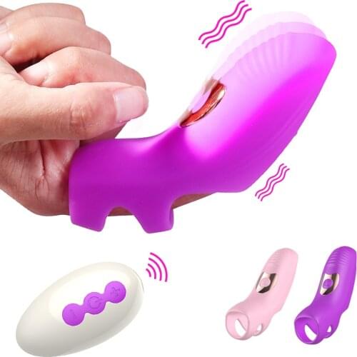 G-Spot Finger Clit Vibrator Female Clitoris Stimulator Erotic Product Goods For Adults Remote Control Sex Toys For Women Couples