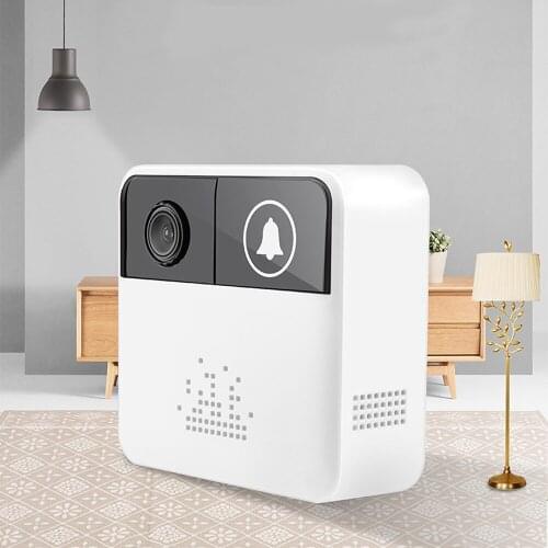 JORANK Wireless WiFi Video Doorbell Camera Door Bell Ring Alarm Chime Door Phone Intercom/Audio Free APP Control iOS Android