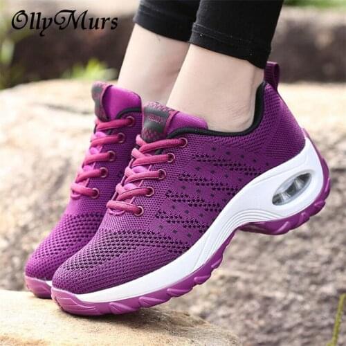 Women Shoes Chunky Sneakers Women White Shoes Breathable Casual Vulcanized Shoes Slip On Platform Sneakers Basket Femme Size 42