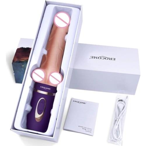 Heating Powerful Big Dildo Vibrators for Women Magic Wand Body Thrusting Massager Sex Toy For Woman Clitoris Stimulate Female
