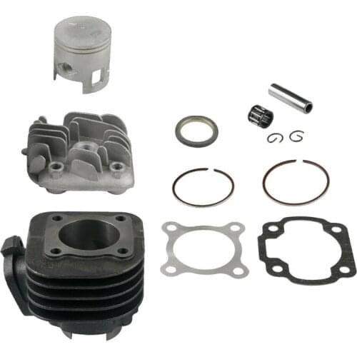 70cc 2 Stroke Big Bore Cylinder Kit For Scooters for JOG for Minarelli Clone Motors 10mm Pin 47mm Cylinder Head Base Gasket