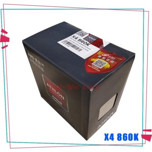 New AMD Athlon X4 860K X4-860K 3.7 GHz 95W Quad-Core CPU Processor AD860KXBI44JA Socket FM2+ with CPU cooling fan