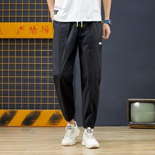 Casual Ankle-Length Pants Men Trousers Streetwear Jogger Pants Men Sweatpants Slim Fit Men Pants 2020 New