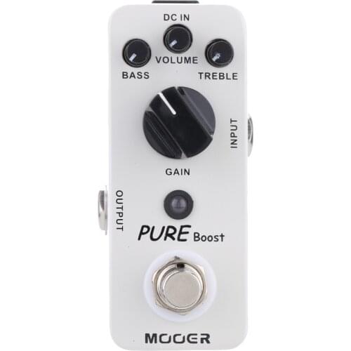 Mooer Mbt2 Pure Boost Effect Electric Guitar Processor for Acoustic Guitar Parts Pedal Effect Bass Treble Gain Boost Effector