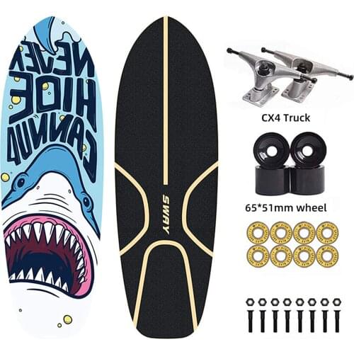 Land Surf Skateboard, Skateboard 35 Inches Long Skateboard, City Road Carver Land Cruiser , Best Choice for Practice Surfing