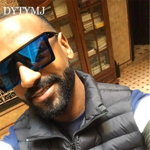 DYTYMJ 2020 Square Sunglasses Men Brand Designer Sunglasses Men/Women Retro Mirror Sun Glasses for Men Oversized Gafas De Sol