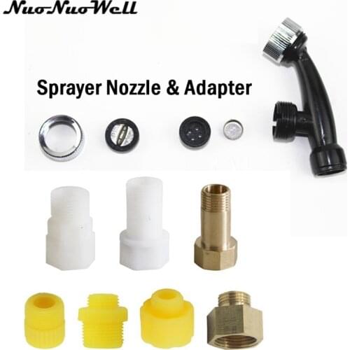 2pcs M14 *1.5MM K5 D3 J5 Sprayer Nozzle M14 to M18 Thread Connector Sprayer Gun Adapter Nozzle Fittings for Garden Dedust