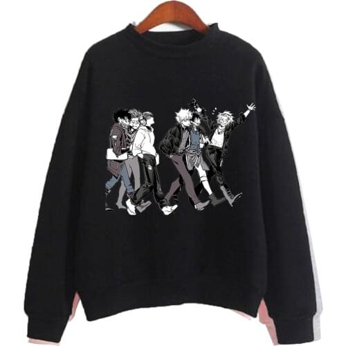 Anime my hero academia Hoodies fashion causal Mens Hoodie Sweatshirts