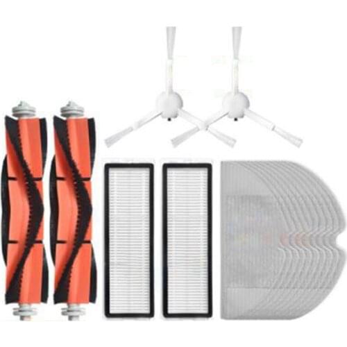 TOP!-Robot Vacuum Cleaner Replacement Kit For Xiaomi C1 Main Brush Filter Side Brush Accessories
