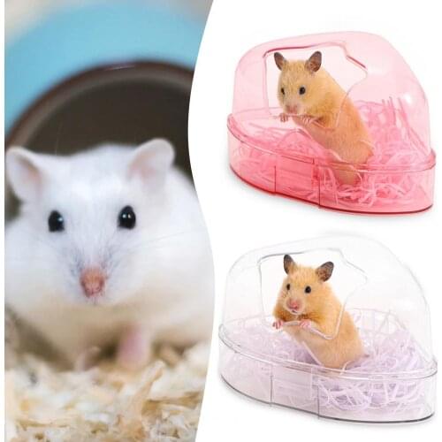 Pet Bathtub Five-pointed Star Outlet Easy-cleaning Plastic Pet Hamster Bathroom for Chipmunk