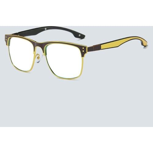 Vintage Luxury Black Gold Full-rim Men Reading Glasses +0.75 +1 +1.25 +1.5 +1.75 +2 +2.25 +2.5 +2.75 +3 +3.25 +3.5 +3.75 +4 To+6