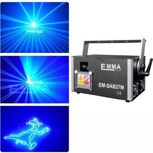 1W-10W ILDA DMX Blue animation laser 3D SD card stage disco laser /club light/party laser/lazer show
