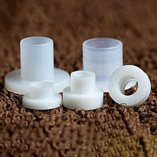 100-10Pcs M3M4 M5M6 M8 M10 Screw Nylon Transistor Gasket The Step T-Type Plastic Washer Insulation Spacer Screw Thread Protector