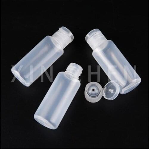 50PCS Empty Plastic Flip Lid Lotion Bottle Squeezable Cosmetic Sample Container Travel Liquid Shamboo Fill Vial 10ml/20ml/30ml