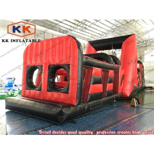 66ft radical run inflatable obstacle course,assult courses for adult