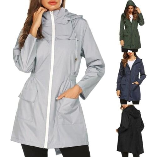 Bobora Women's Raincoats With A Hood