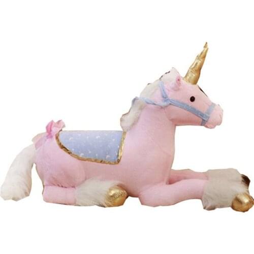 Children Plush Stuffed Toy Cartoon unicorn horse Baby Kids Toy for Christmas Birthday Valentines Day gift