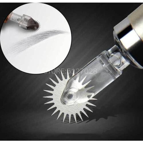Microblading Needles Fog Eyebrow Permanent Makeup 3D Embroidery for Tattoo Manual Pen Tattoo Inks Disposable Safe Healthy Tools