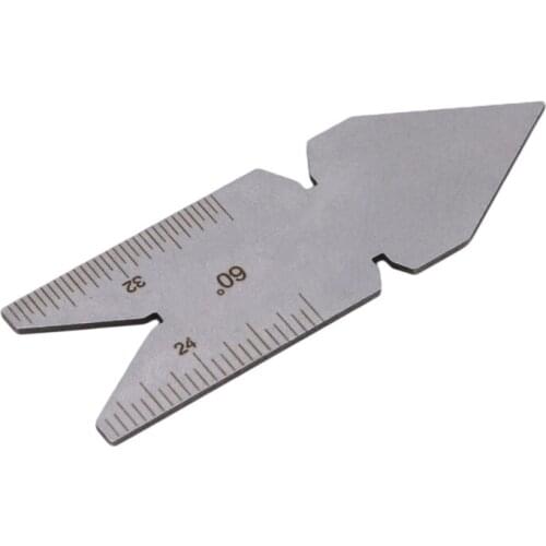 55/60 Degree Metric Thread Plug Gauge Gear Tooth Screw Pitch Gauges Measuring Center Measurement