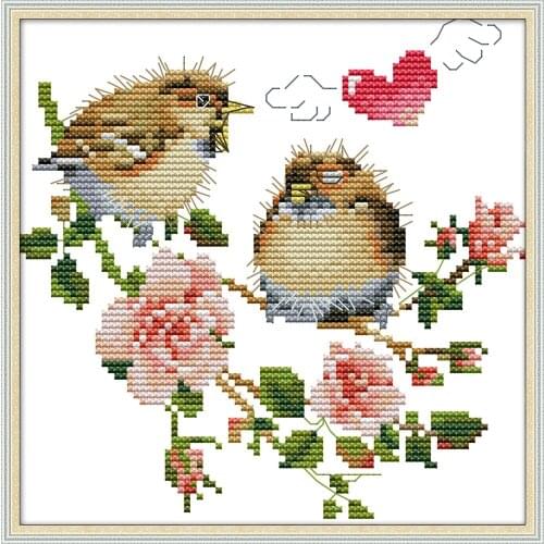 Call Of Love cross stitch kit aida 14ct 11ct count print canvas cross stitches needlework embroidery DIY handmade