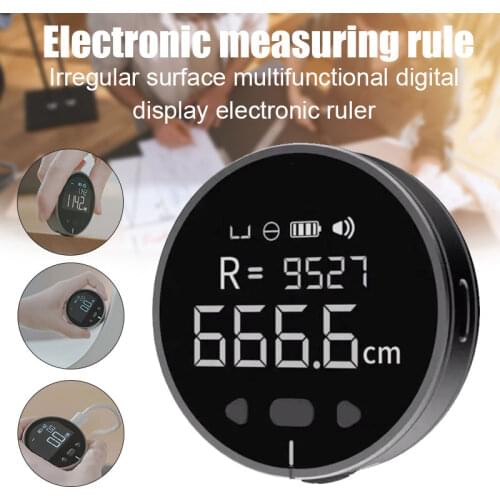 New Portable Electronic Measuring Ruler Multifunctional Tape Measure HD LCD Display Digital High Precision JA55