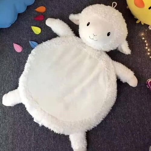 New Soft Baby Play Mat Educational Round Child Play Mat Animals Sheep Dog Monkey Elephant Plush Carpet Pet Sleeping Mat